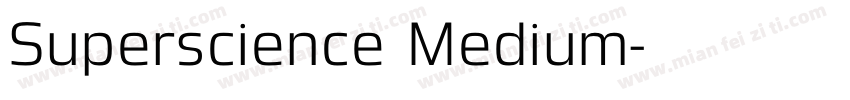 Superscience Medium字体转换
